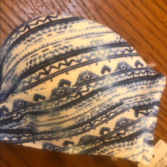 SPRING SALE ❤️ Hollister Blue Print Swim Top, S NEW - Picture 3 of 5